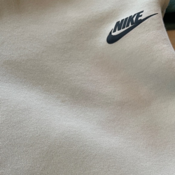 Nike Tech Kids' Shorts in Green and Cream - Picture 2 of 6